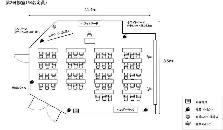 第2研修室図