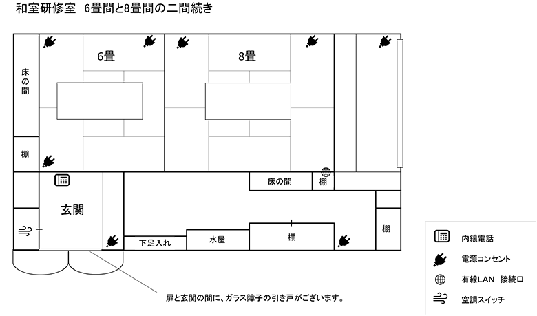 和室研修室図